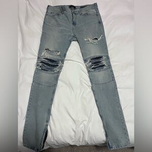 Pacsun stacked biker jeans